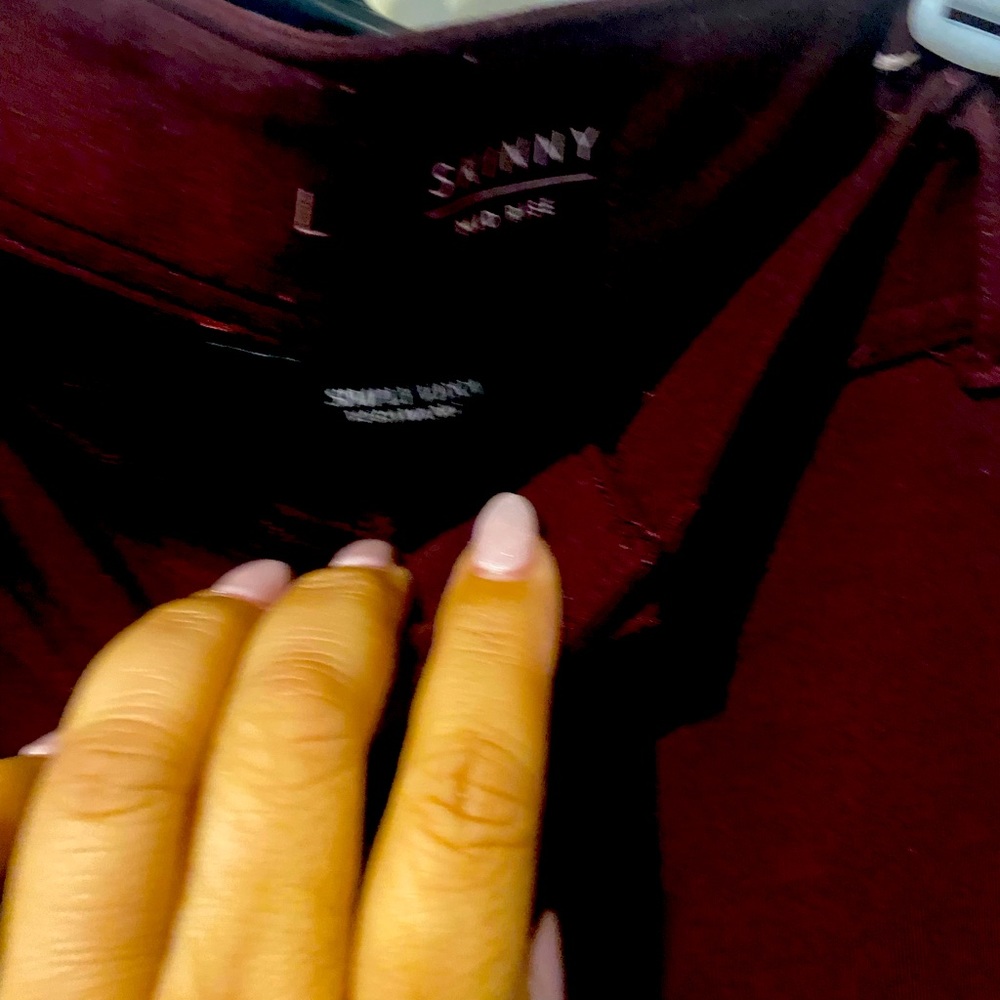 Vera wang maroon pants